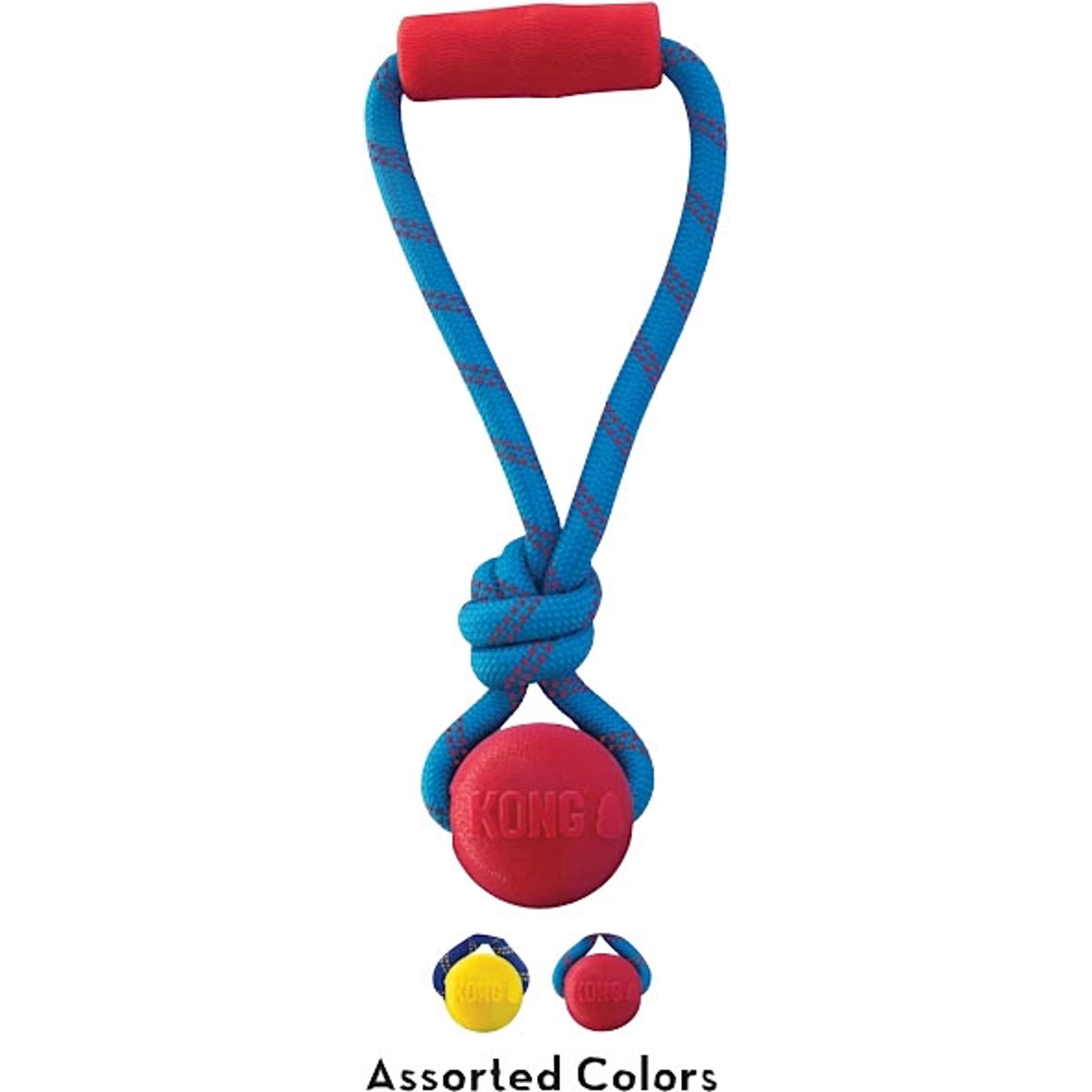 KONG Jaxx Brights Tug with Ball