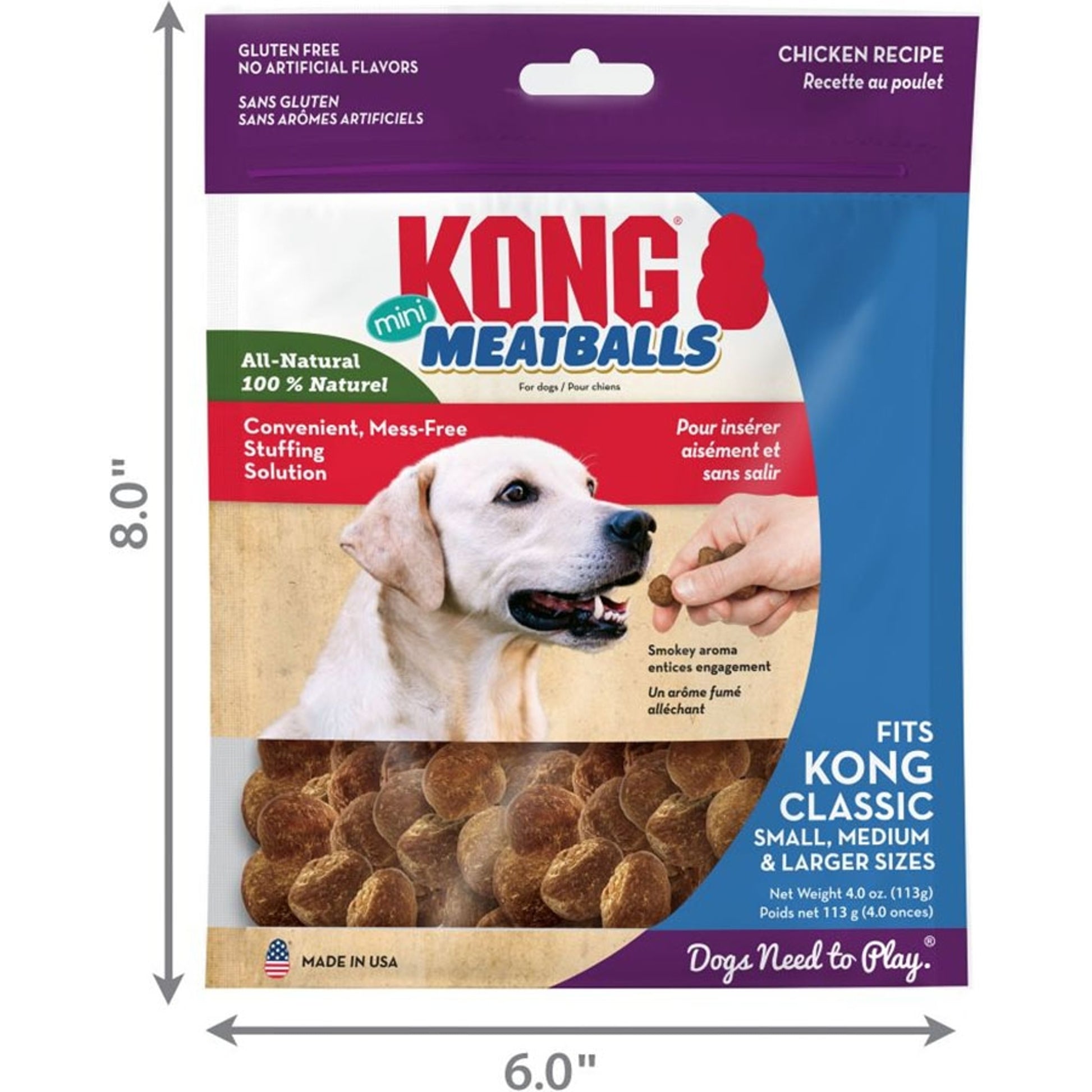 KONG Mini Meatballs For Dogs