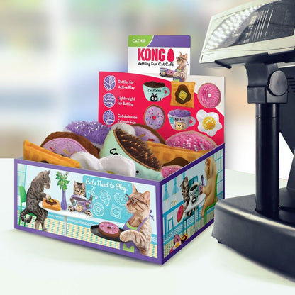 KONG Scrattles Rattlin Fun Cat Cafe PDQ
