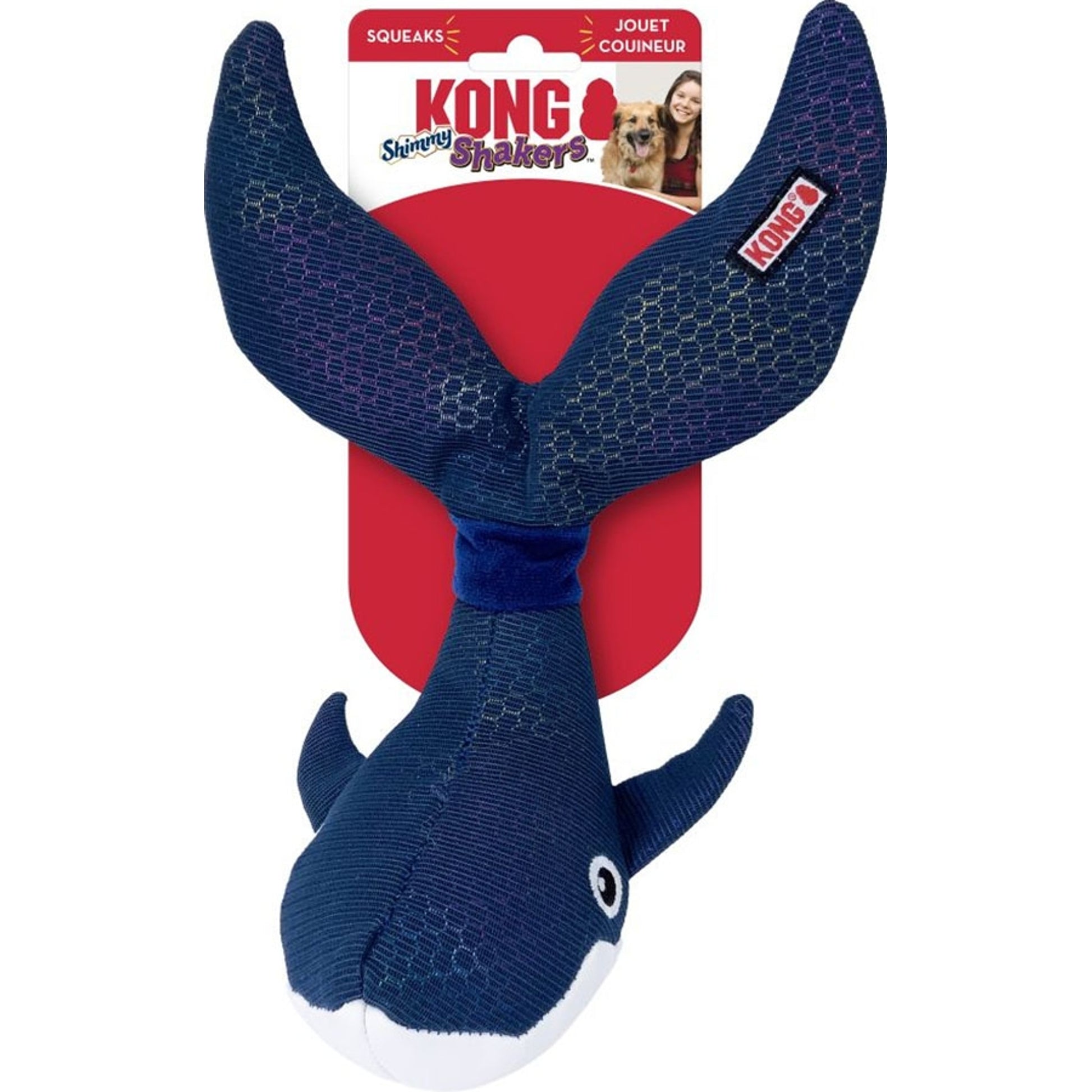 KONG Shakers Shimmy Whale