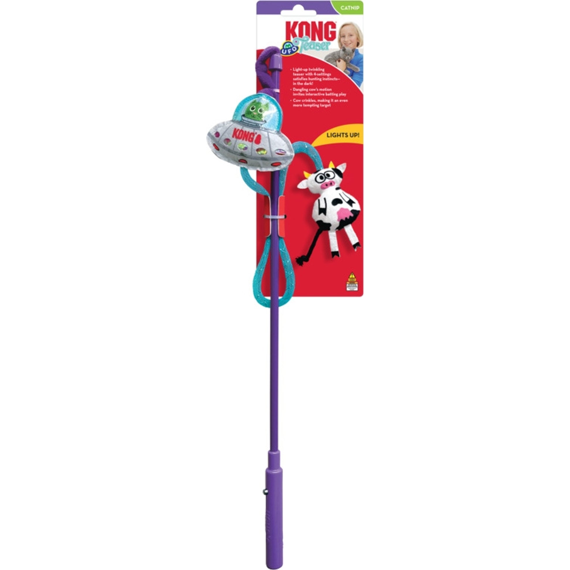 KONG Teaser UFO Cat Toy