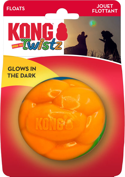 KONG Twistz High-Viz Ball