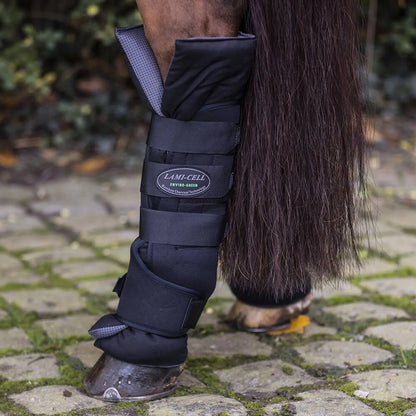 Lami-Cell Enviro Green Easy Wrap Stable Boots with Bag