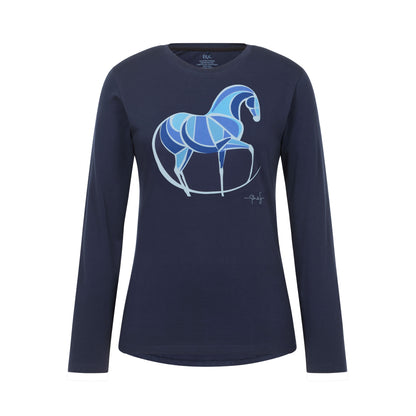 Kerrits Mosaic Horse LS Tee