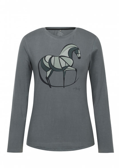 Kerrits Mosaic Horse LS Tee