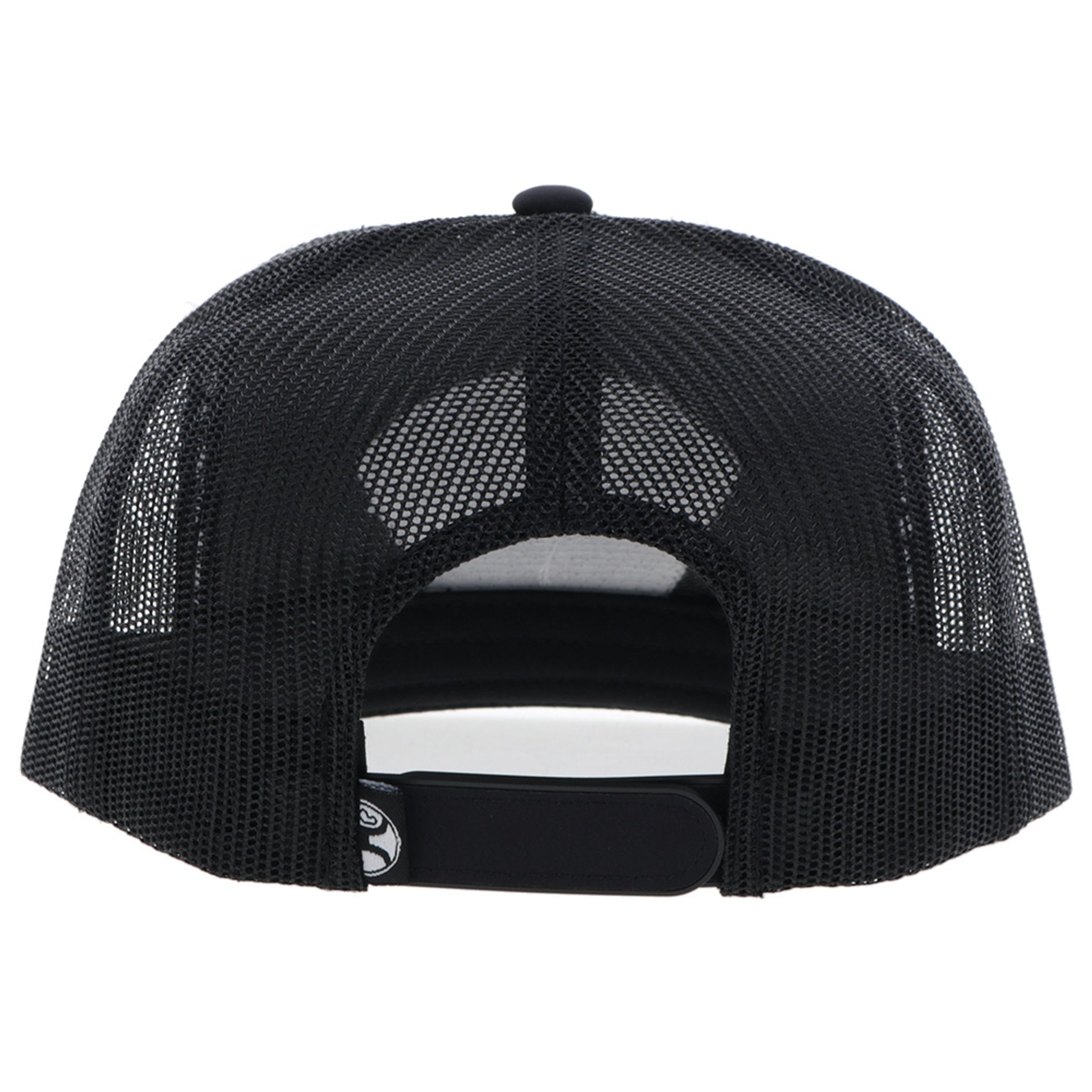 Hooey Cavvy 5-Panel Trucker Hat with Patch Black