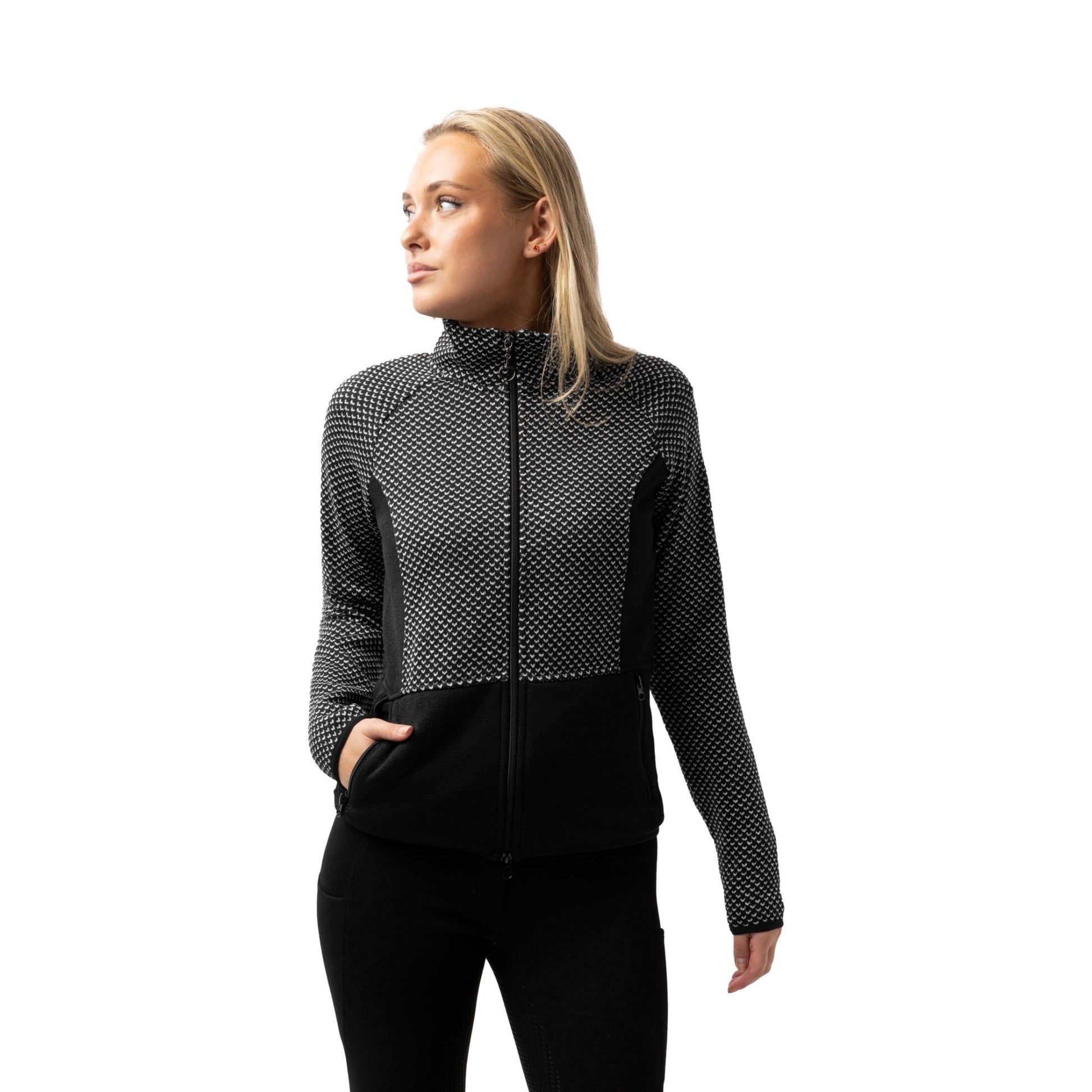 Horze Neve Ladies Fleece Knit Jacket