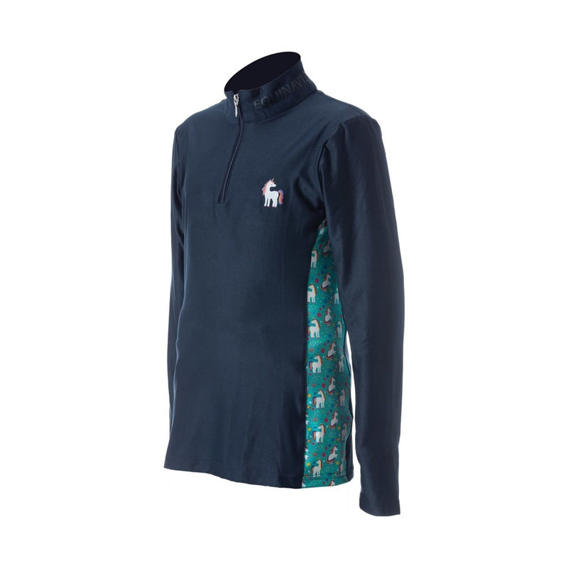 Equinavia Lena Kids Short Sleeve Quarter Zip Shirt