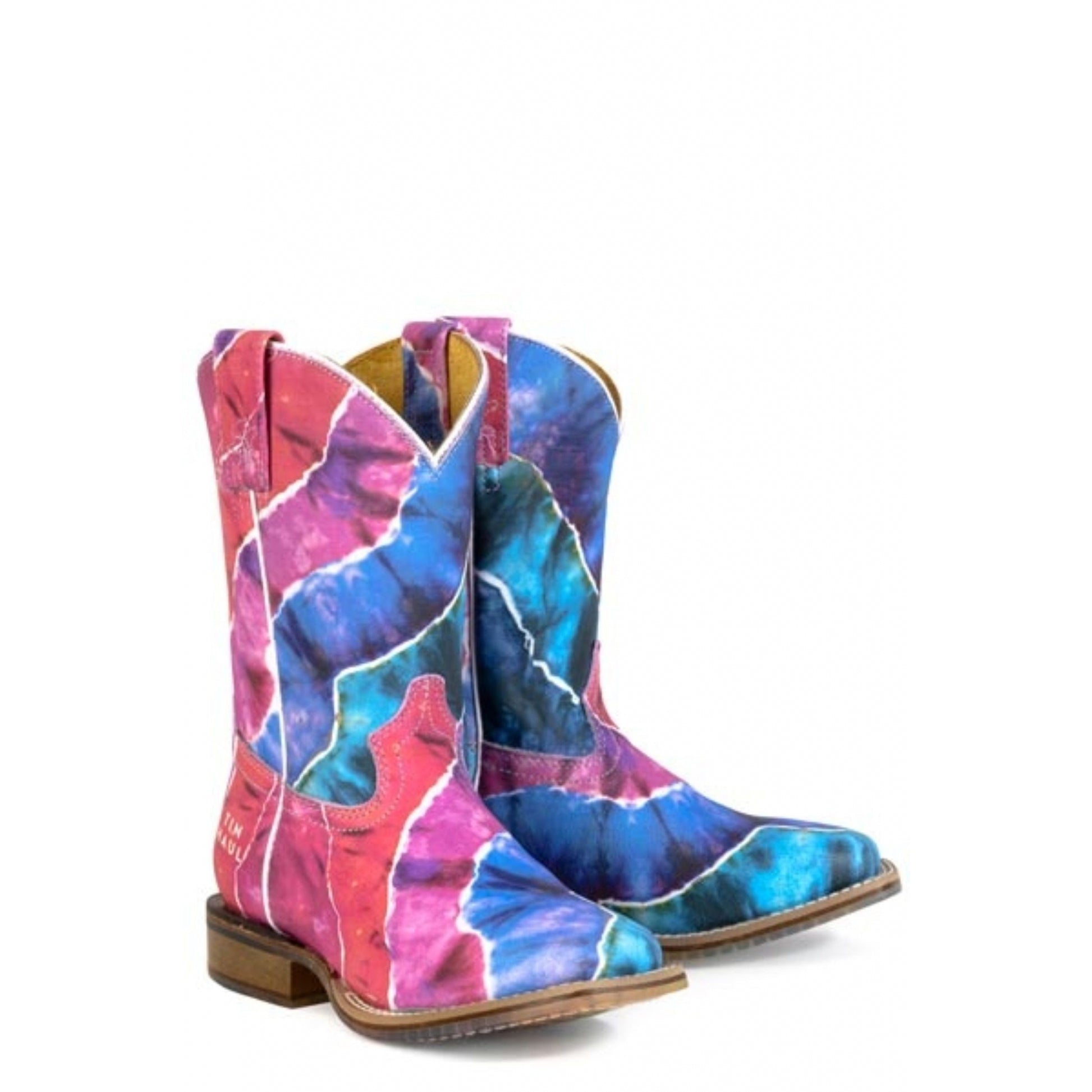 Tin Haul Little Kids Kaleidoscope Square Toe Boots