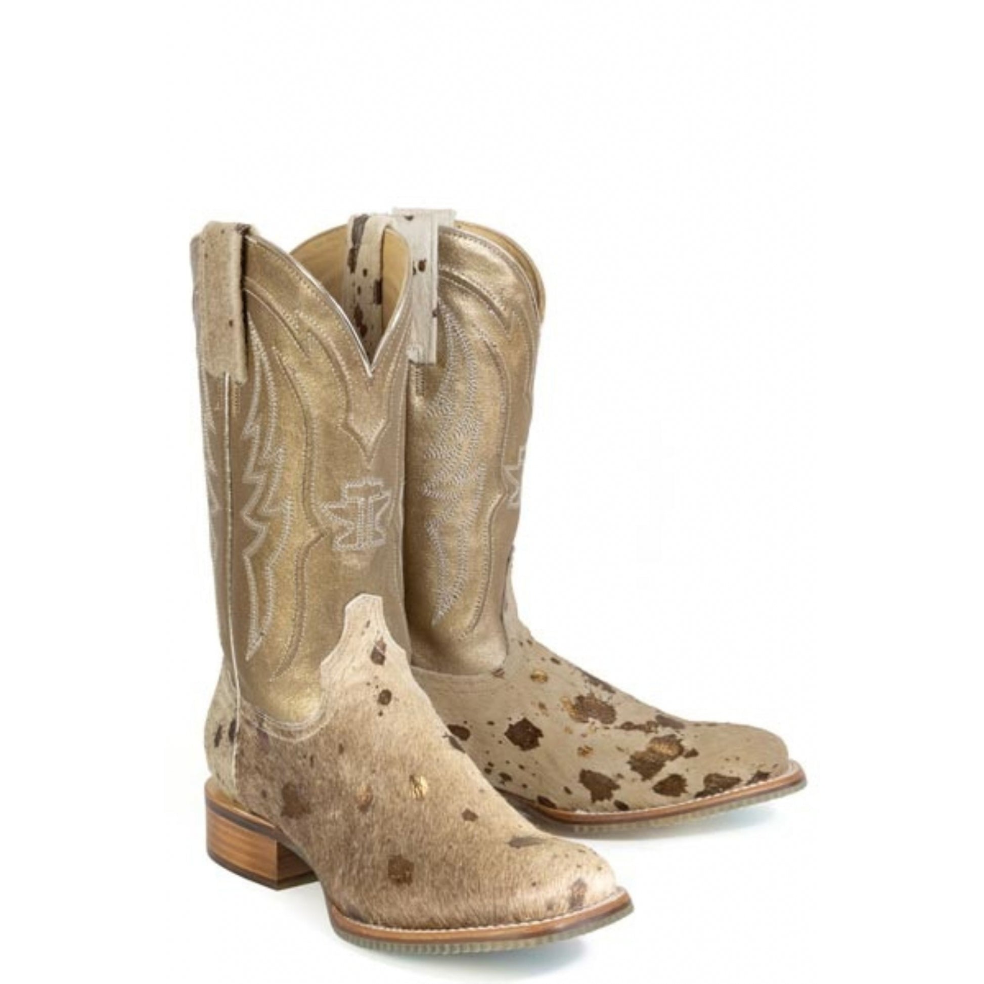 Tin Haul Ladies Golden Charolais Square Toe Boots