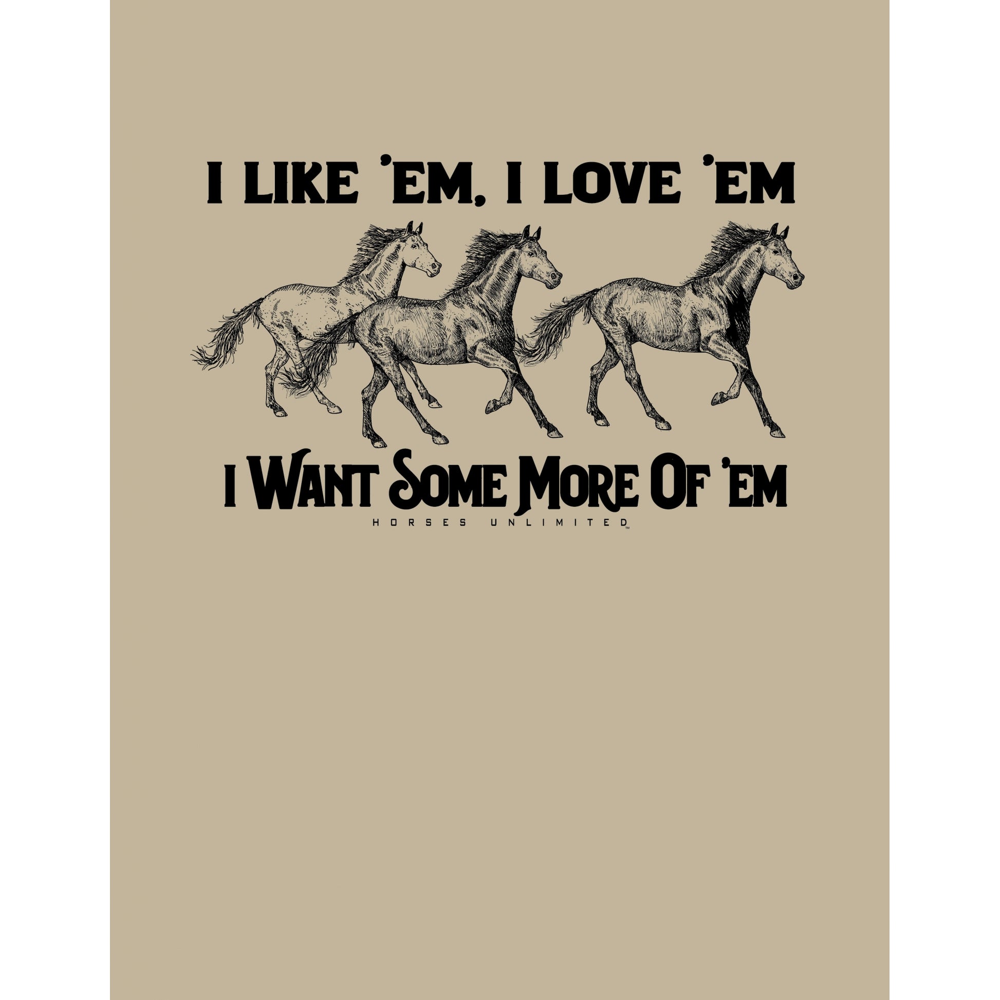 Moss Brothers Love Em Adult T-Shirt