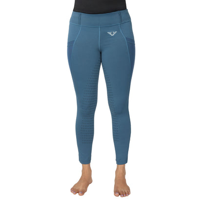TuffRider Kids Minerva EquiCool Full Seat Tights With Phone Pocket and Loops