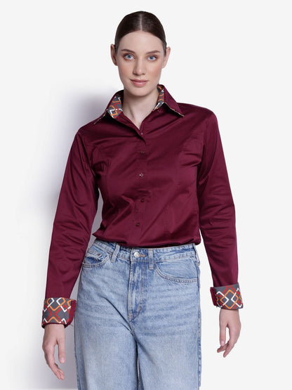 TuffRider Ladies ADEY Double Collar Shirt
