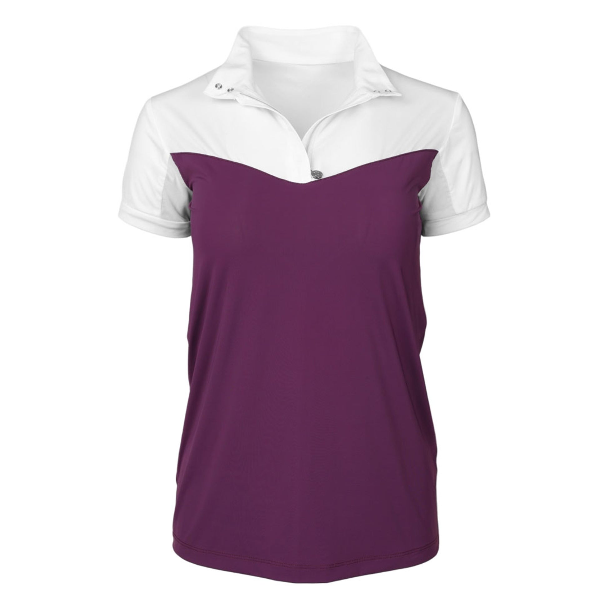 Dapplebay Lady 1/4 Zip Short Sleeve Show Top