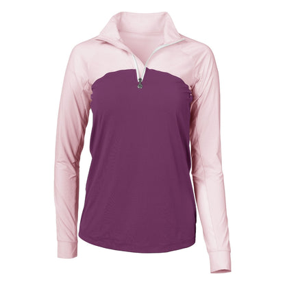 Dapplebay Lady 1/4 Zip Long Sleeve Riding Top