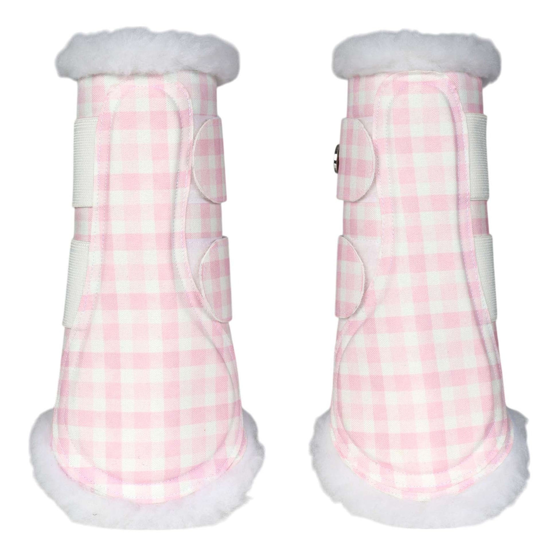Dapplebay Gingham Brush Boots