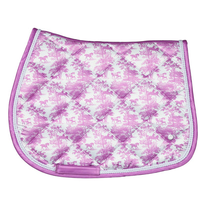 Dapplebay Equestrian Toile Jump Saddle Pad