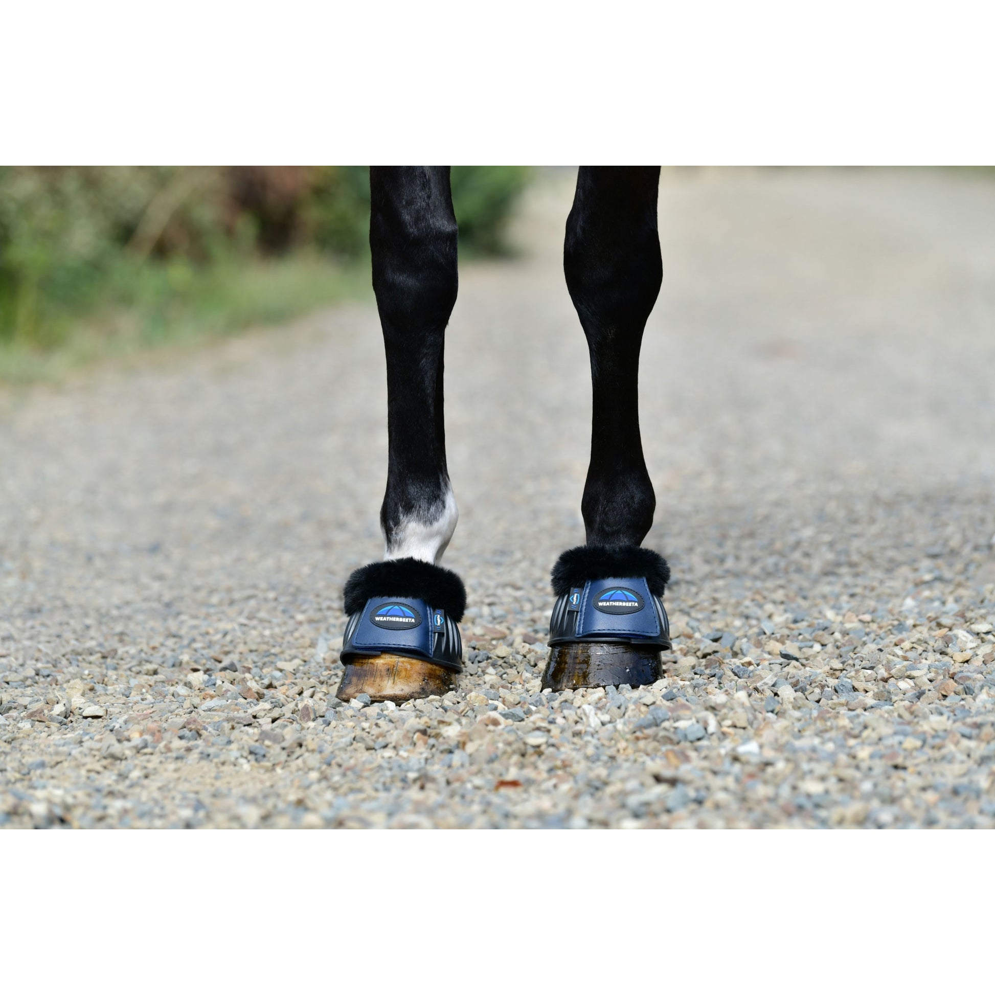 Weatherbeeta Tough-Tec Prime Fleece Trim Rubber Bell Boots