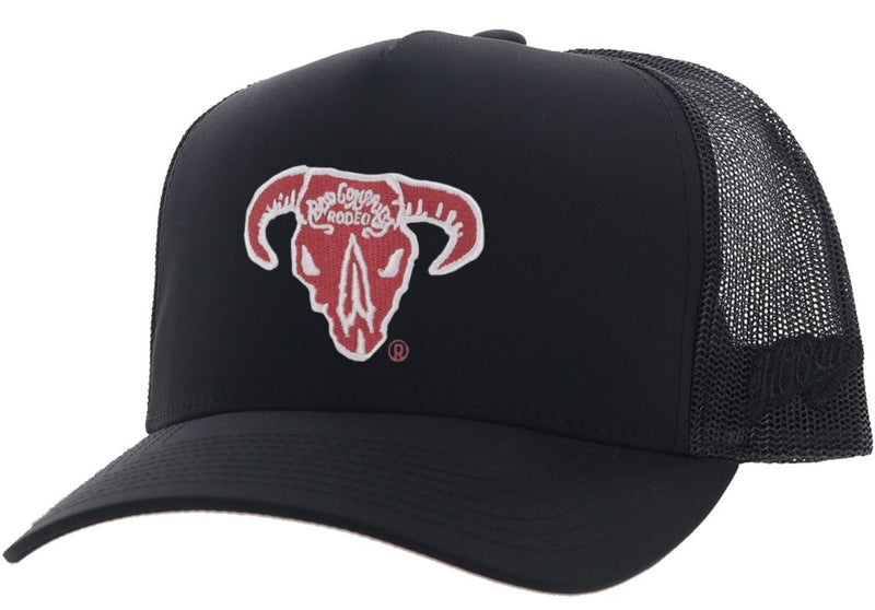 Bad Company Black 5-Panel Trucker with Red / White Embroidery Logo