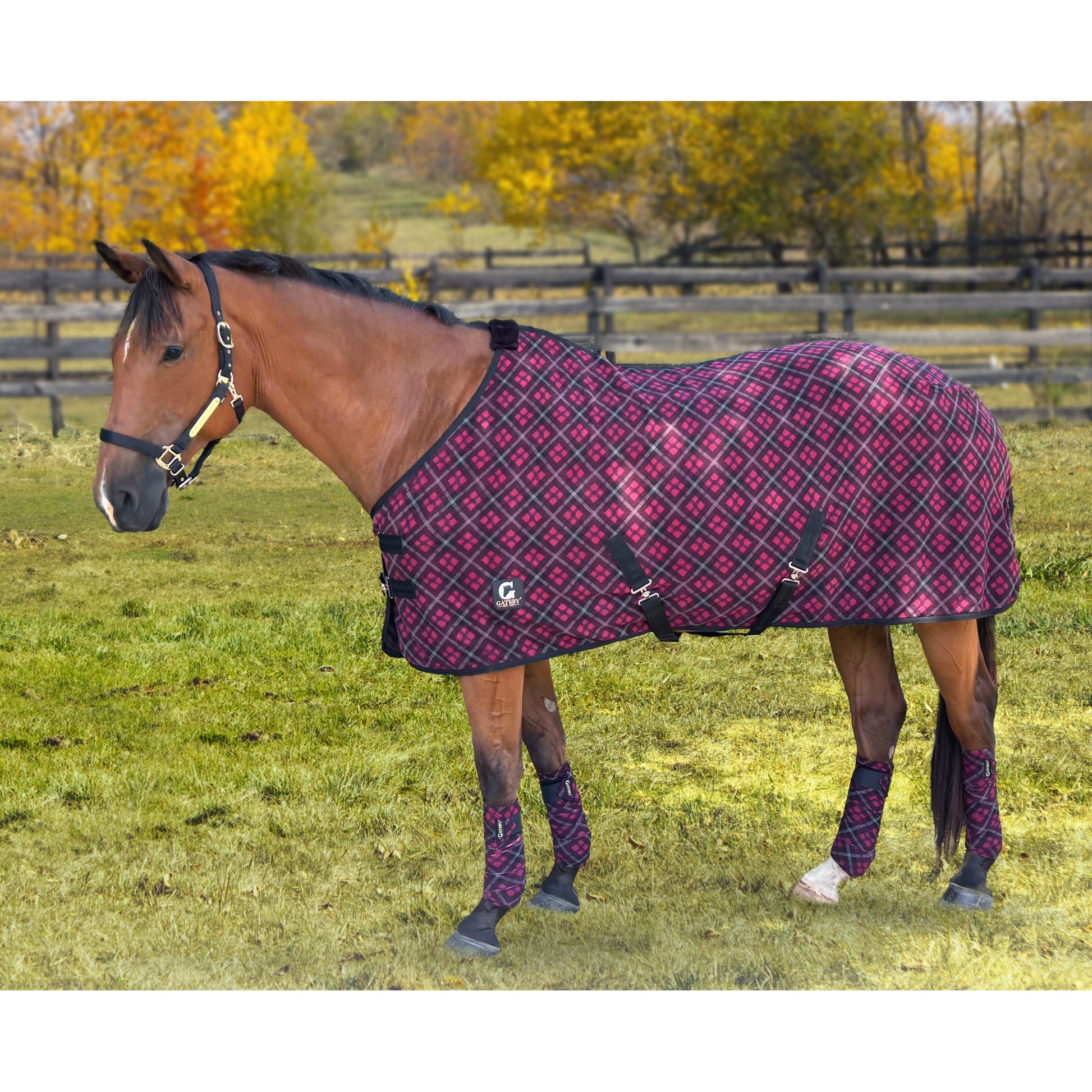 Gatsby Fleece Dress Sheet & Matching Polo Wrap Set