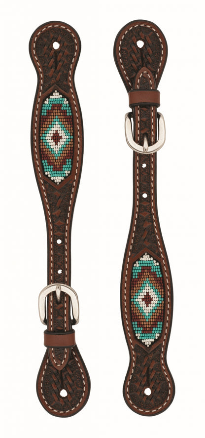 Weaver Beaded Spur Straps