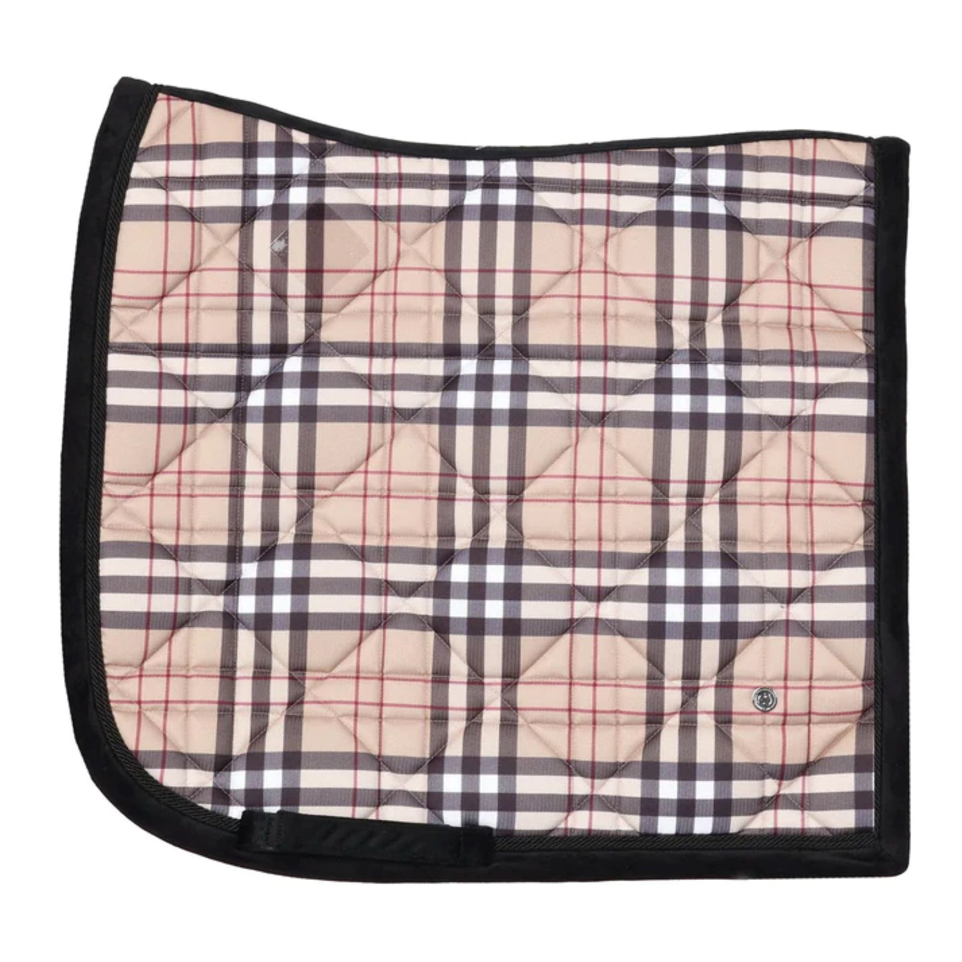 Dapplebay Holiday Plaid Dressage Saddle Pad