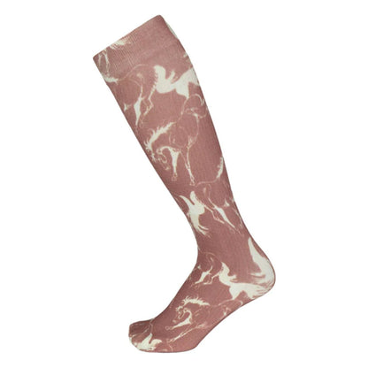 AWST Intl Ladies Lila Linear Horse Socks
