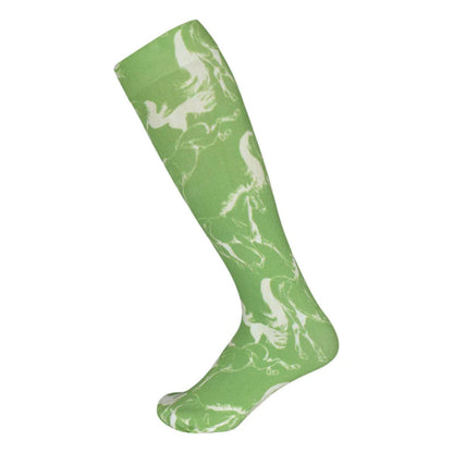 AWST Intl Ladies Lila Linear Horse Socks
