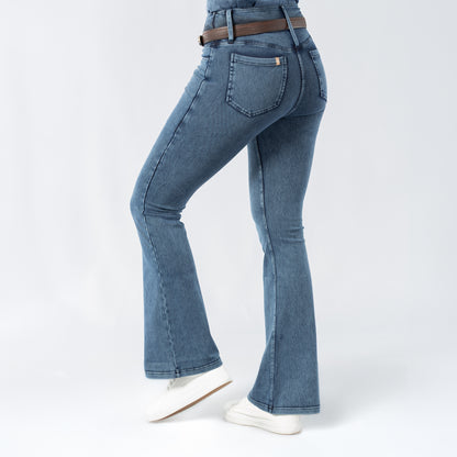 Horze Emery Ladies Western Denim-Look Bootcut Tights