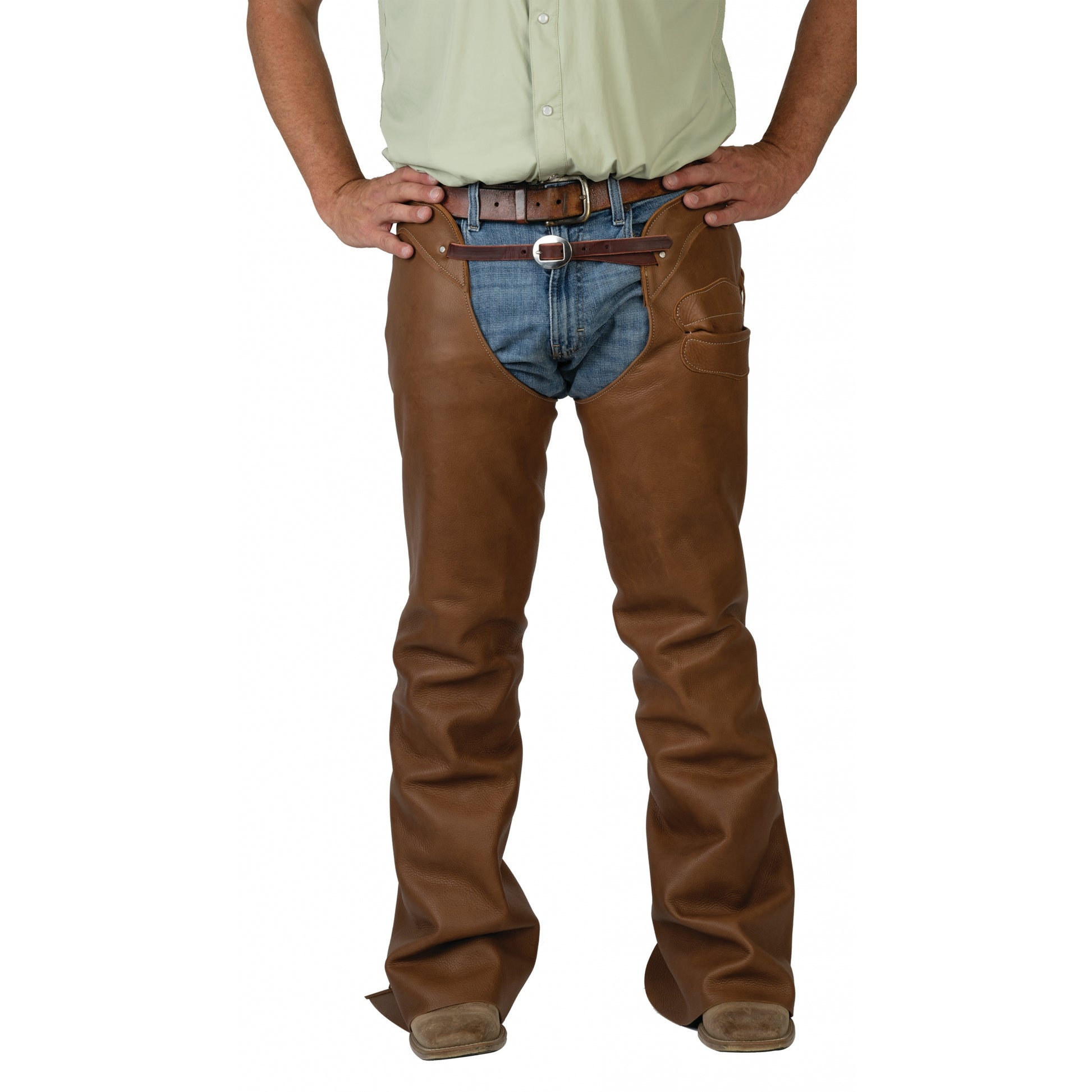 Weaver Western Leather Chaps