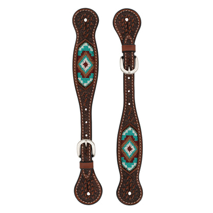 Weaver Beaded Spur Straps