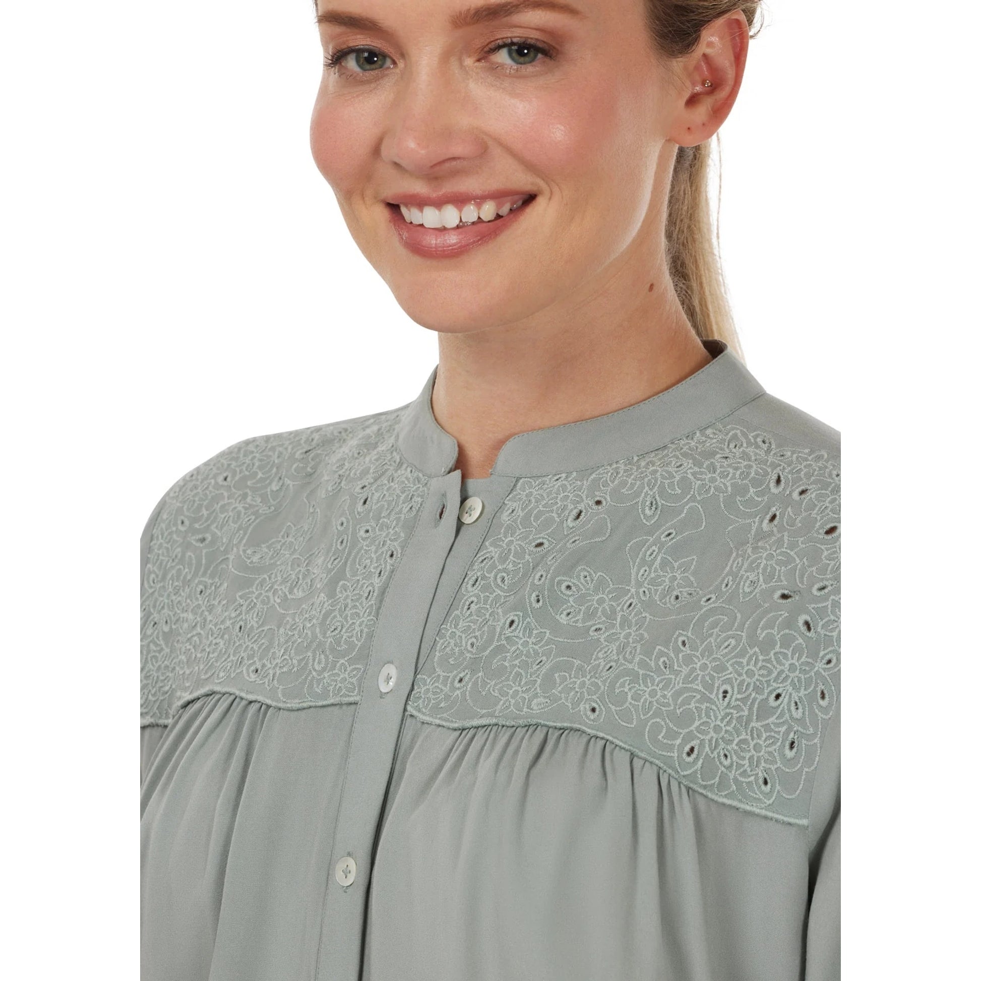 Kerrits Hollyhocks & Horseshoes Blouse
