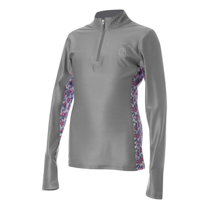 Equinavia Lena Kids Long Sleeve Quarter Zip Shirt