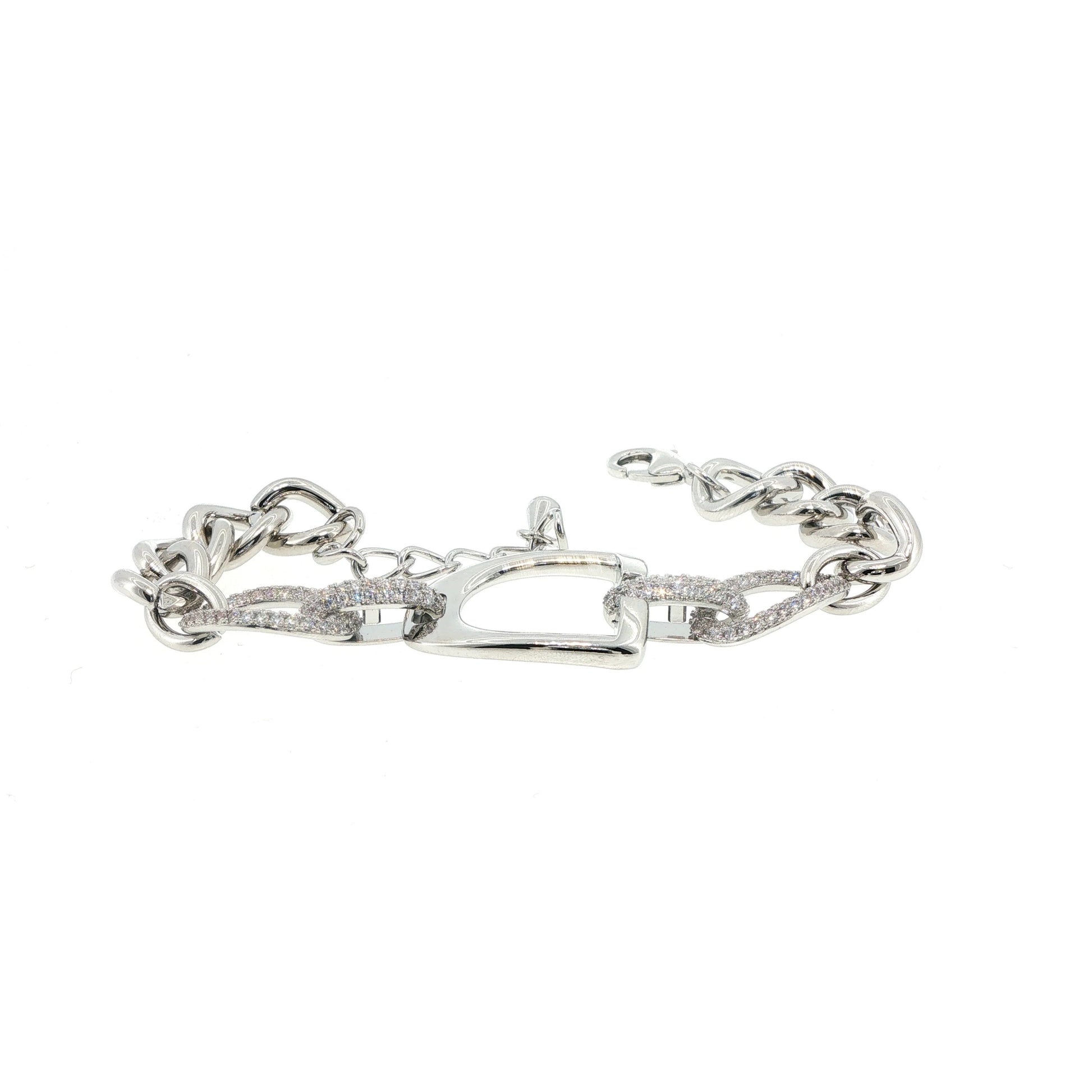 Equestrian Jewelry Brass English Stirrup Bracelet
