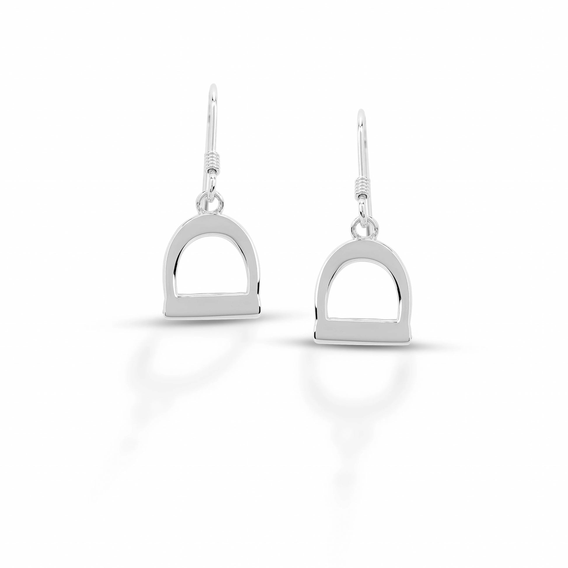 Equestrian Jewelry Stirrup Drop Earrings