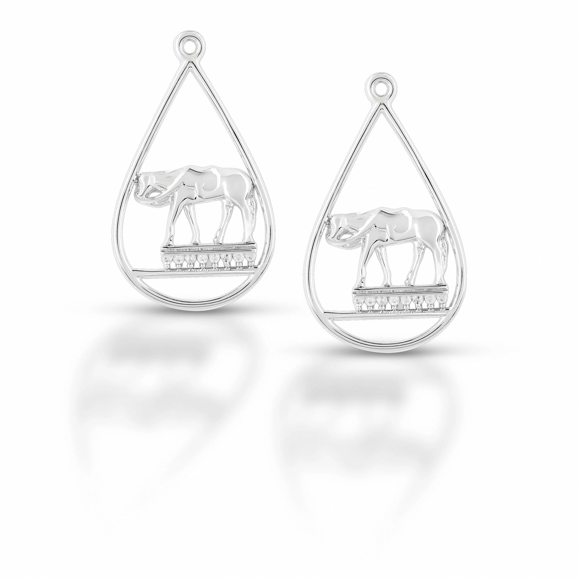 Equestrian Jewelry Horse Drop Earrings