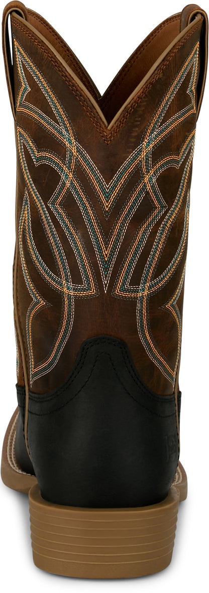 Justin Mens Daymoney 11" Western Boots