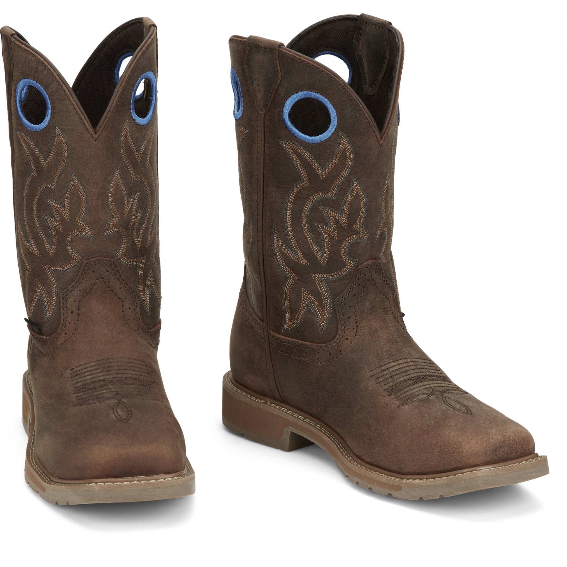 Justin Mens All Around 11" Waterproof Steel Toe Boots