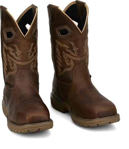 Justin Mens Oilpatch 11" Waterproof Comp Toe Boots