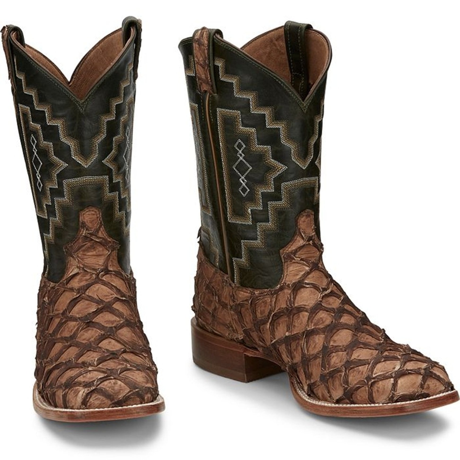 Tony Lama Mens Leviathan 11" Pirarucu Boots