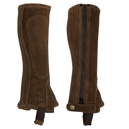 Perris Suede Cowhide Zip Half Chaps