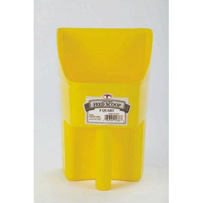 Enclosed Feed Scooper For Feed Or Seed 3 Qt Red