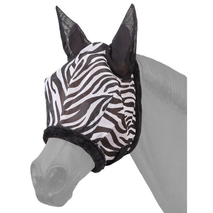 Tough1 Zebra Mesh Fly Mask