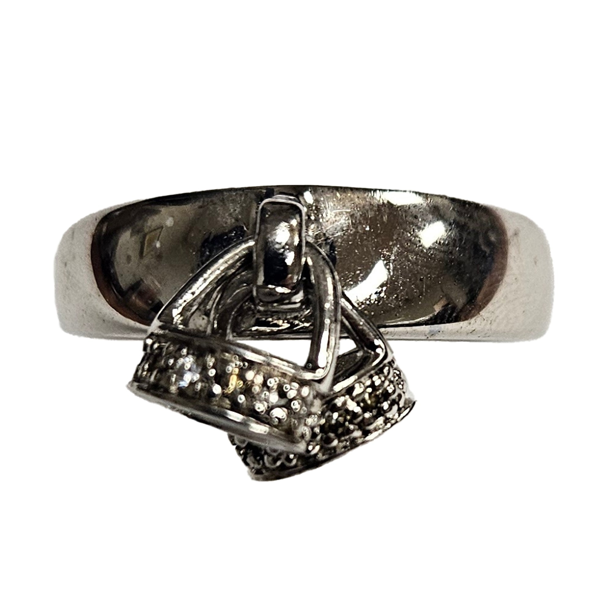 English Stirrup Ring Stainless Steel