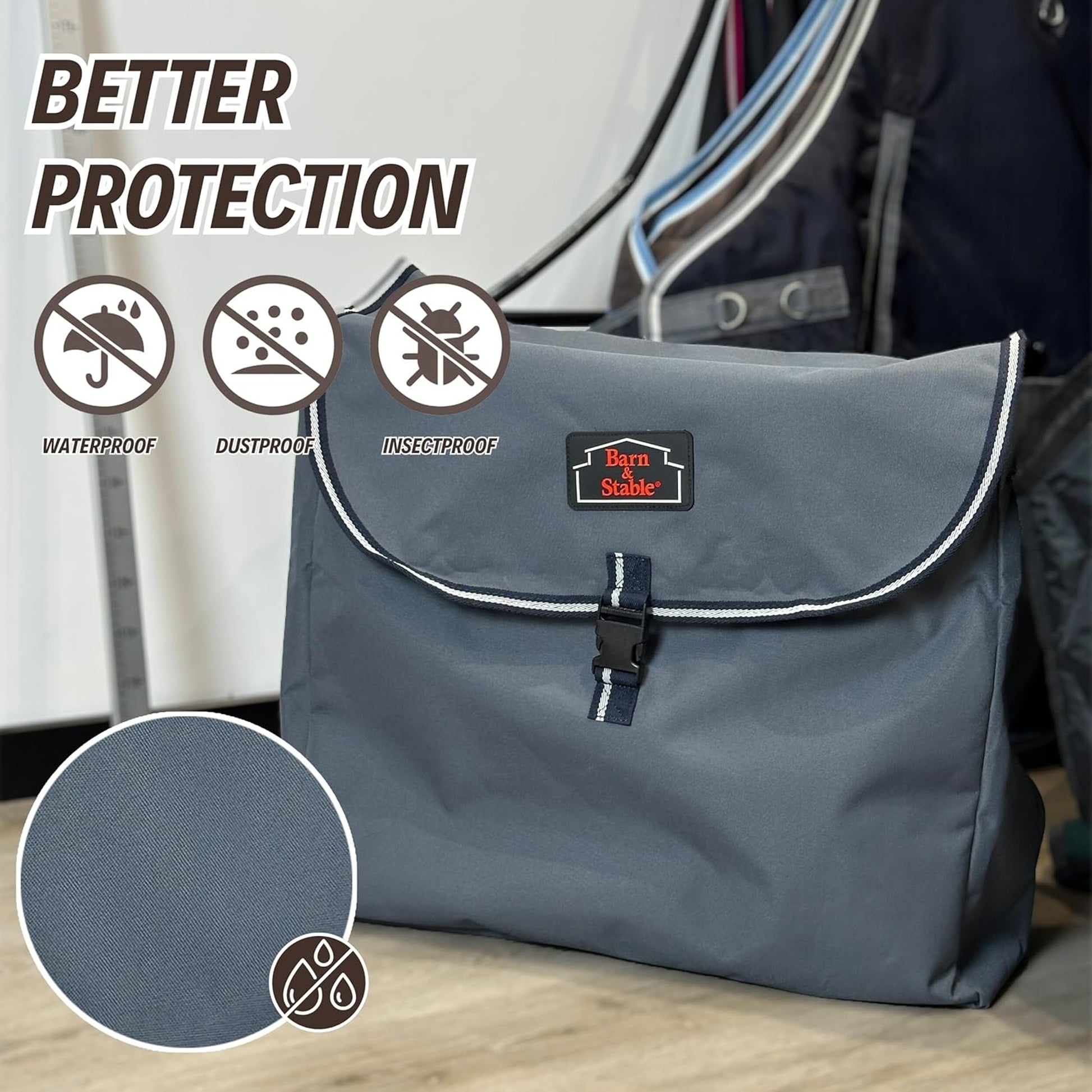 BARN & STABLE 600D Deluxe Nylon Blanket Bag