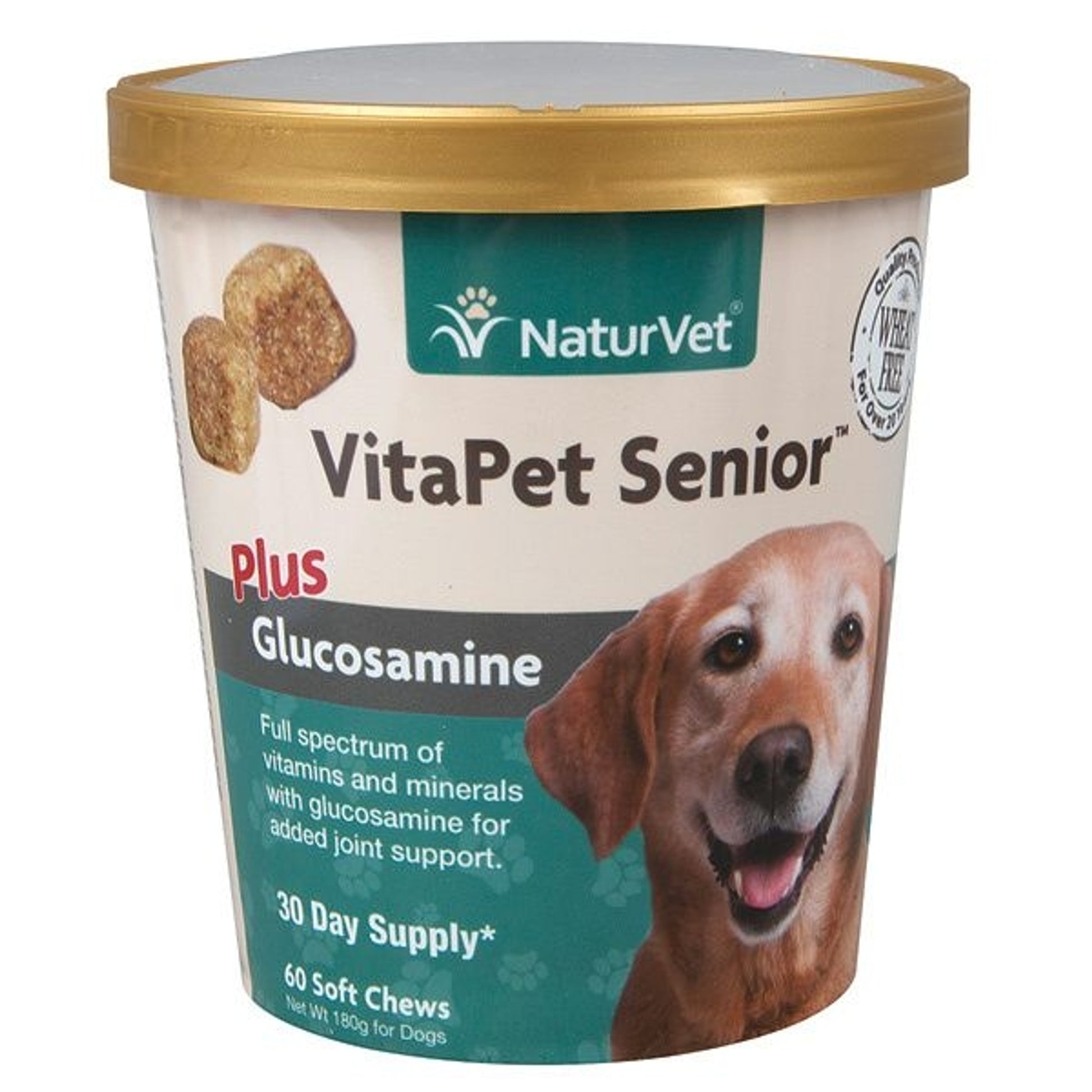 NaturVet Vita Pet Senior Plus Glucosamine - 60 ct