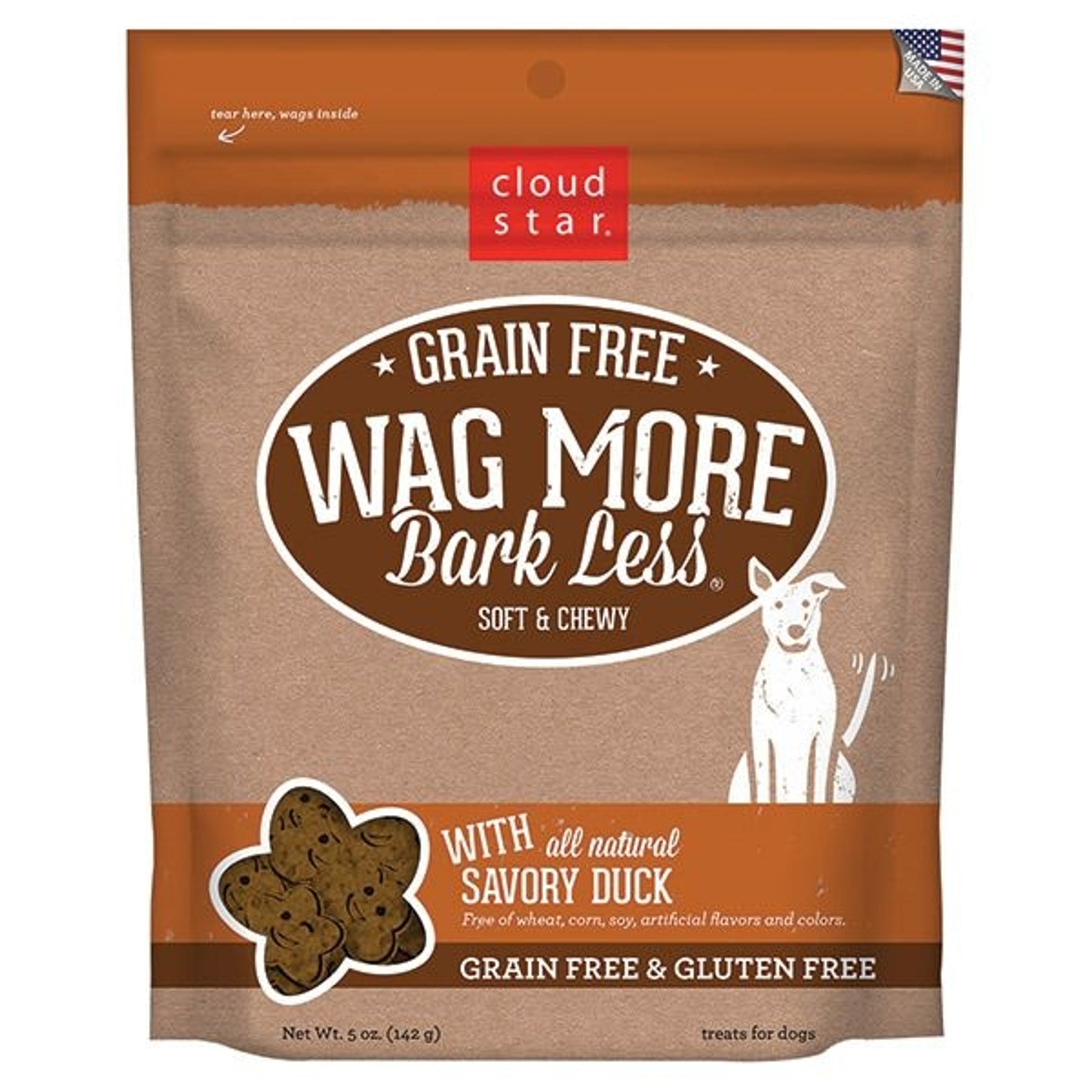 Cloud Star Grain Free Soft Chewy Duck Dog Treat