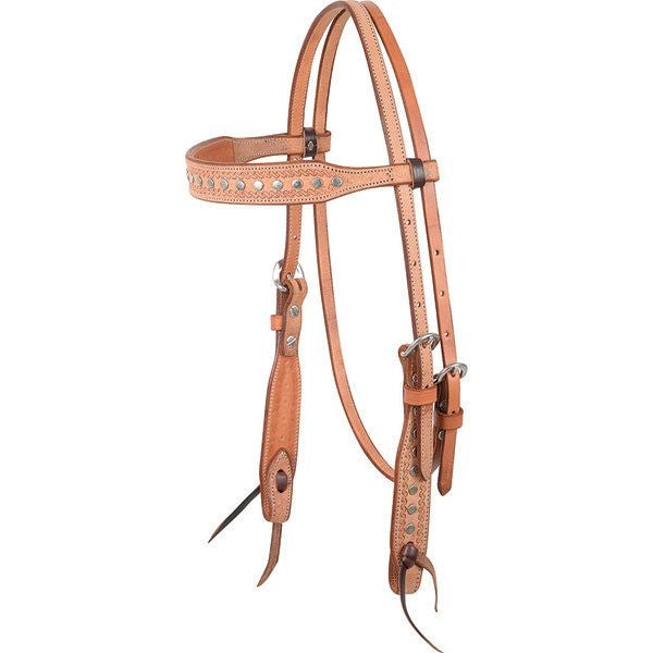 Browband Headstall- Corkscrew Design