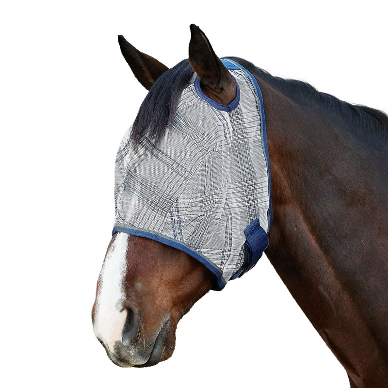 Kensington 73% UV Fly Mask with Web Trim - Open Ear Design with Forelock Freedom