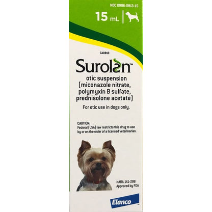 Surolan Otic Suspension Dogs